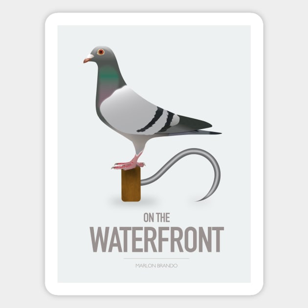 On The Waterfront - Alternative Movie Poster Magnet by MoviePosterBoy
